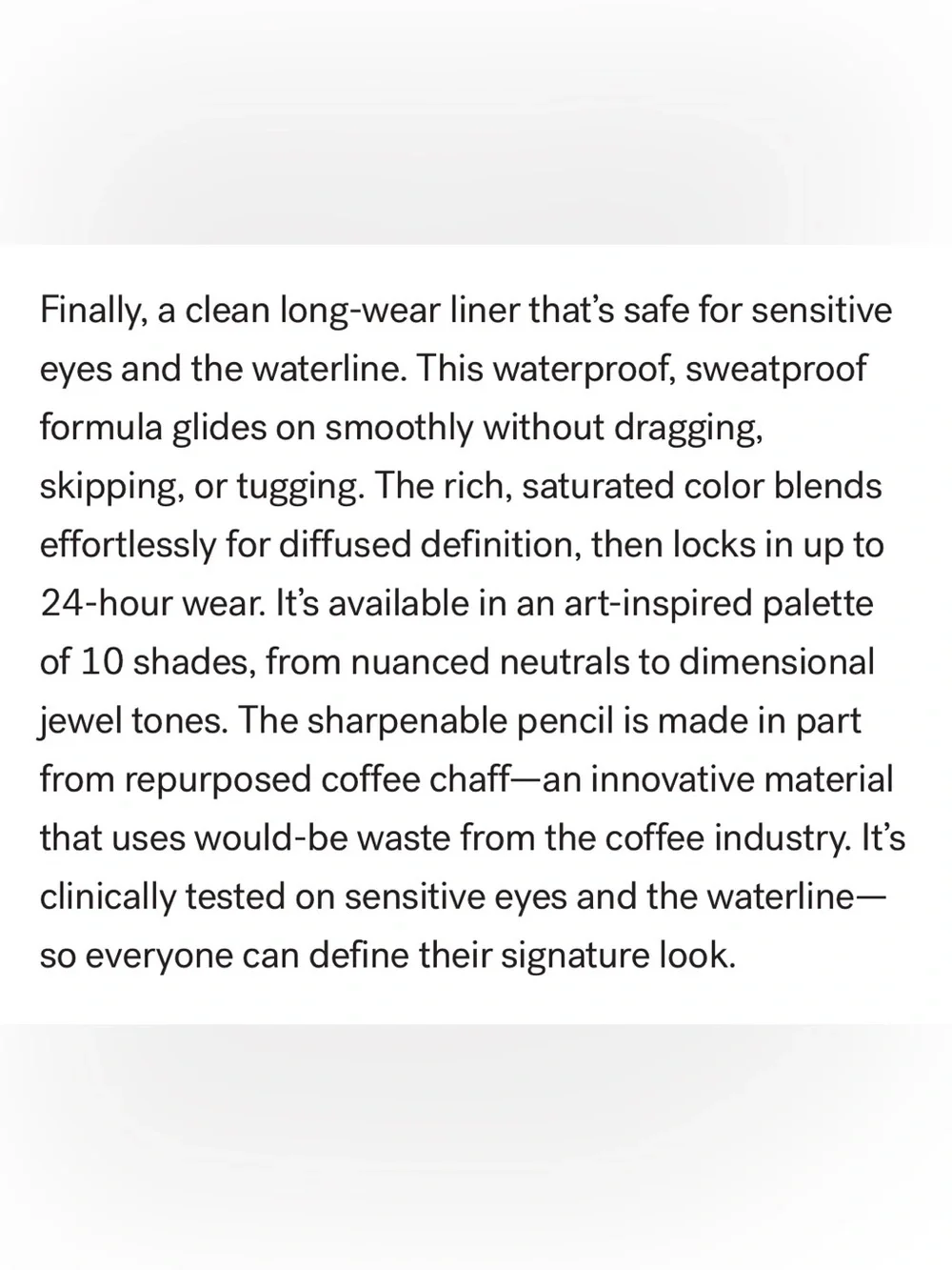 ILIA Thru Line Waterproof Eyeliner New Hyperreal